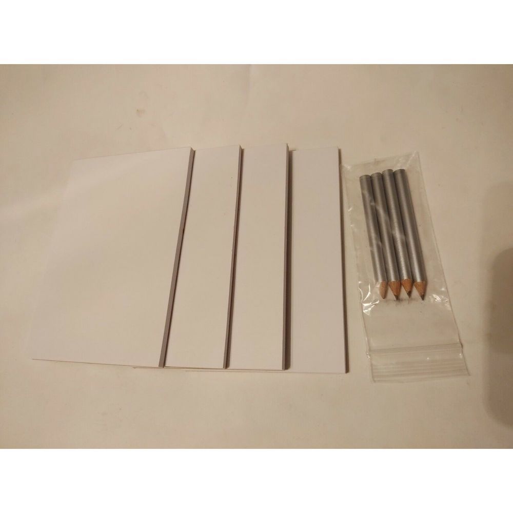 Pictionary Replacement Parts Pieces Lot 4 Pads 4 Pencils Paper Note Pad